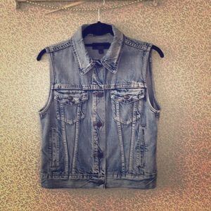 Jcrew Indigo Jean vest